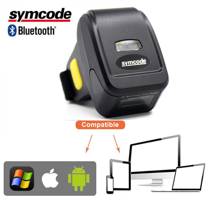 Mini escáner portátil del escáner del código de barras/del anillo de Bluetooth económico y práctico