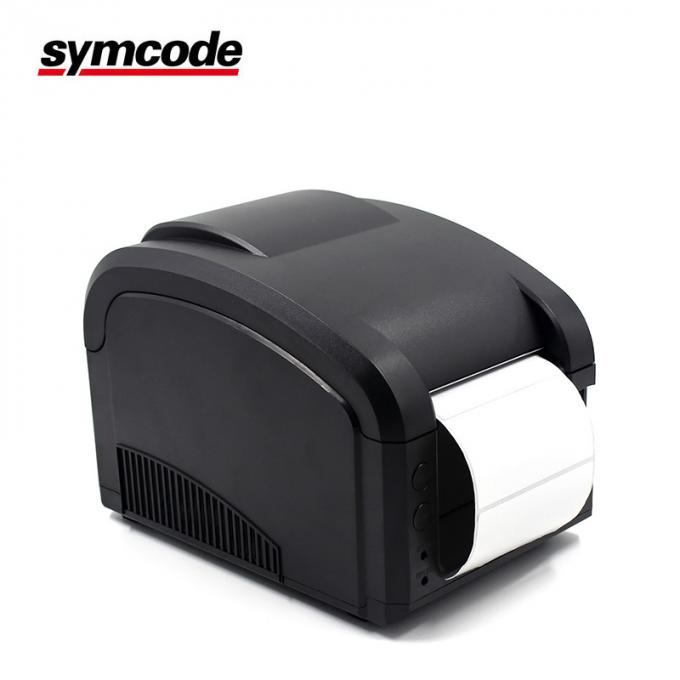 La impresión de la etiqueta de la impresora del código de barras de la etiqueta engomada de Symcode apoyó los diversos materiales