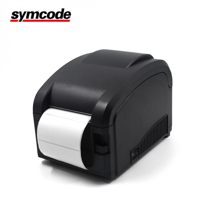 La impresión de la etiqueta de la impresora del código de barras de la etiqueta engomada de Symcode apoyó los diversos materiales