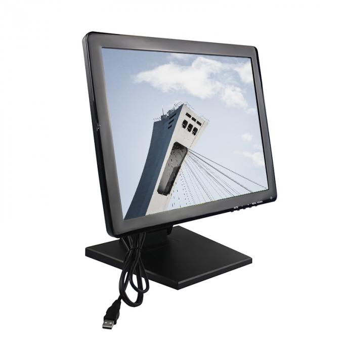 Comunicación del sistema de la posición del restaurante/de la pulgada USSD del monitor 15 de la pantalla LCD táctil