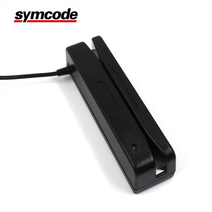 Compatible programable magnético del lector USB de la tarjeta del golpe fuerte bidireccional portátil